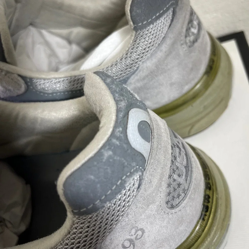 New Balance 993 MR993GL Gray Suede Running Shoes Men's 12 4E Wide Made in USA